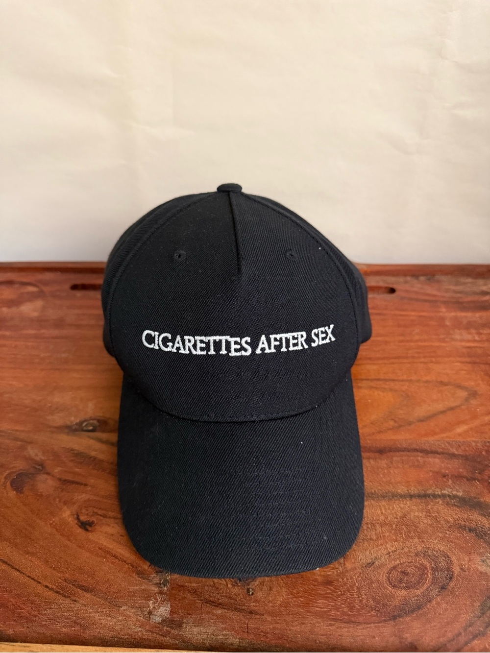 Preowned Cigarettes After Sex Logo Hat ( White Logo ) North America Tour